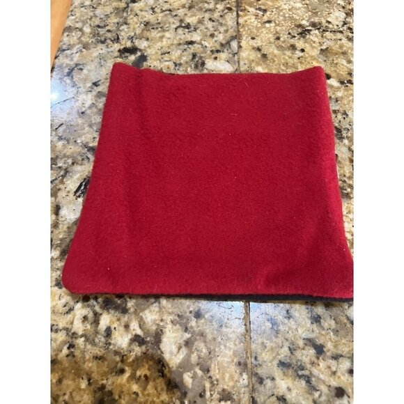 HANDCRAFTED Upcycled Pendleton Wool POUCH RED BLUE CHK - Picture 3 of 6